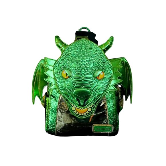Loungefly Green Dragon Mini Backpack - BAM Exclusive main image 4
